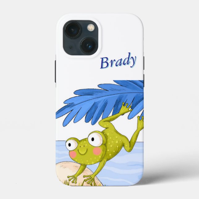 Leaping Frog Apple iPhone 13 Mini-Fall Case-Mate iPhone Hülle (Rückseite)