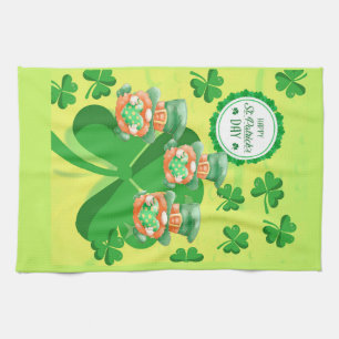 Leaping Leprachauns! St Pattys Day Geschirrtuch