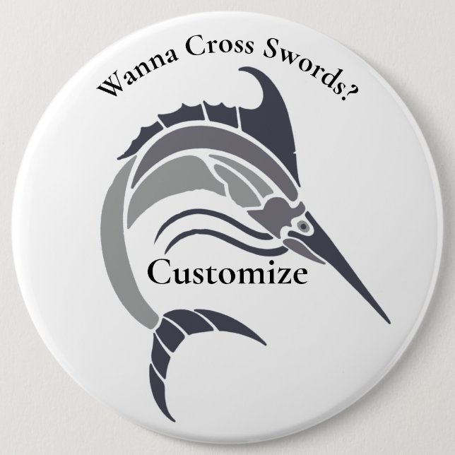 Leaping Schwertfisch Thunder_Cove Button (Vorderseite)
