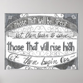 Learn to Serve Poster