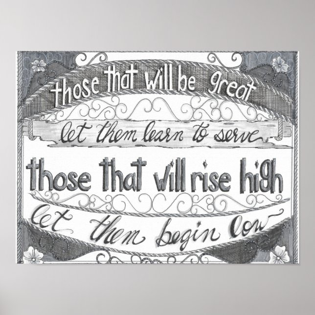 Learn to Serve Poster (Vorne)