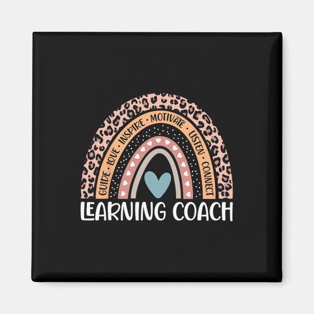 Learning Coach 100. Schultag Lehre Magnet (Vorne)
