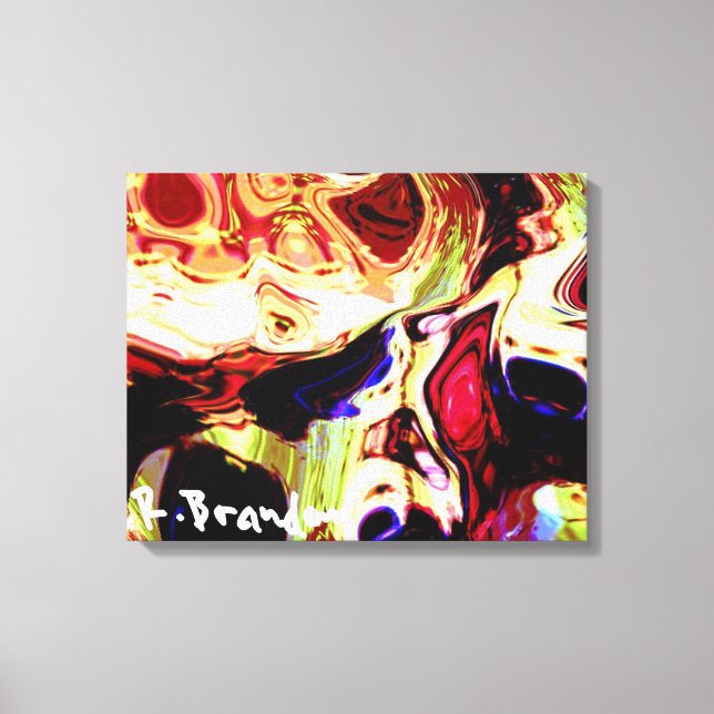 "Learning Disability" - Galerie umhüllte Canvas Leinwanddruck (Vorderseite)