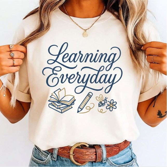 Learning Everyday Script for Middle School Student T-Shirt (Von Creator hochgeladen)