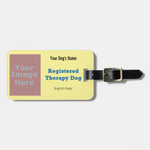 Leash-Tag - Therapiehund Gepäckanhänger