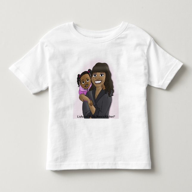 Le'Asiah! "In meiner Nanas Küche! " Kleinkind T-shirt (Vorderseite)