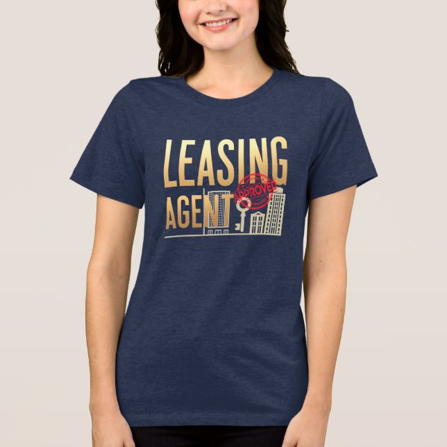 Leasing-Agent Tri-Blend Shirt (Vorderseite)