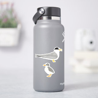Least Tern mit seinem Kick Aufkleber