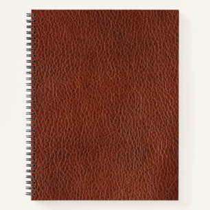 Leather 8.5" x 11" Spiral-Notebook Notizbuch