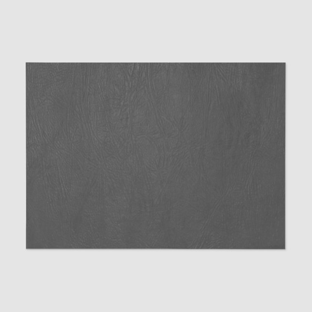 Leather aus schwarzem Imitat Seidenpapier (Vorderseite)