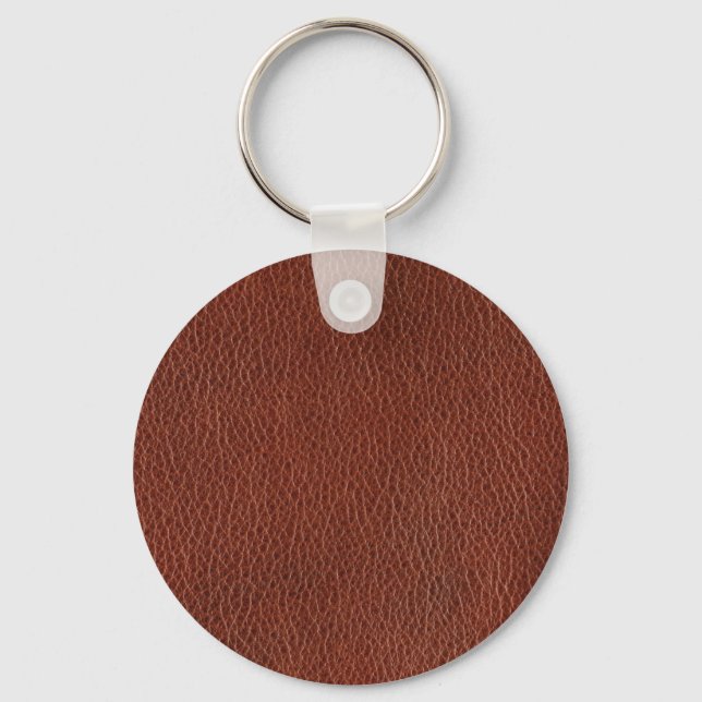 Leather Basic Button-Schlüsselanhänger Schlüsselanhänger (Vorderseite)