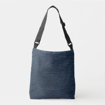 Leather Blue Tartan Fabric Crocodile Skin