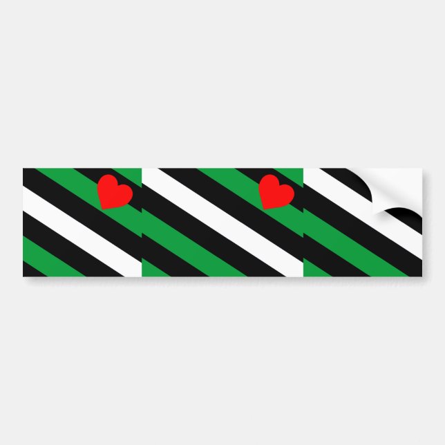 Leather Boi Pride Flag Autoaufkleber (Vorne)