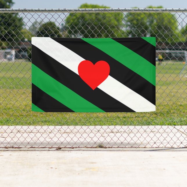 Leather Boi Pride Flag Banner (Insitu)
