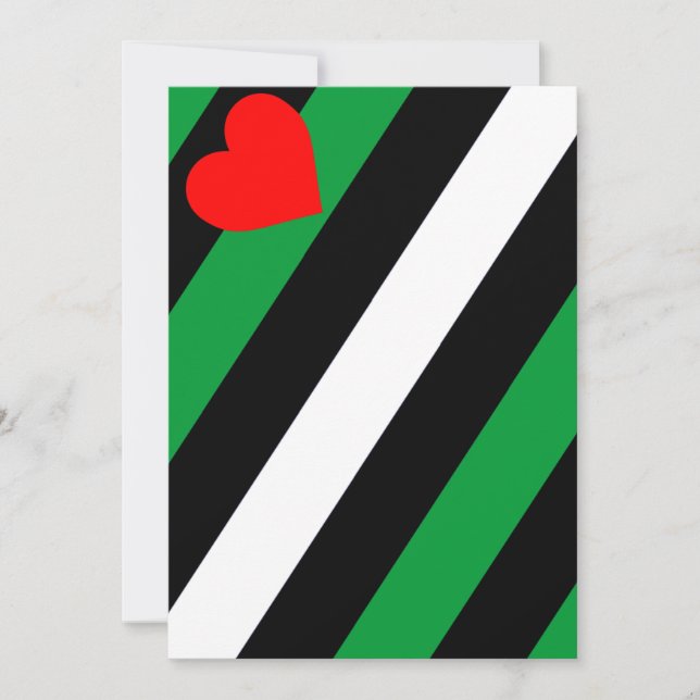 Leather Boi Pride Flag Feiertagskarte (Vorderseite)