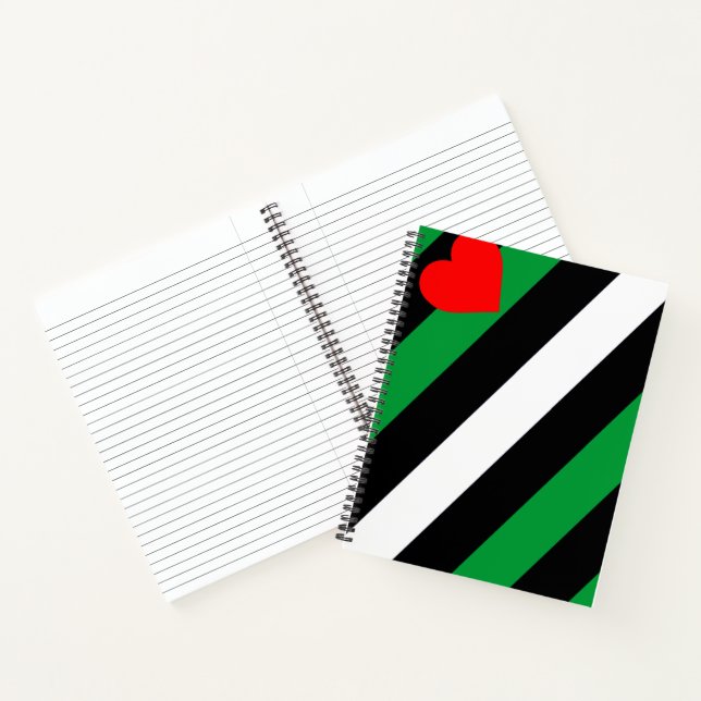 Leather Boi Pride Flag Notizbuch (Innenseite)