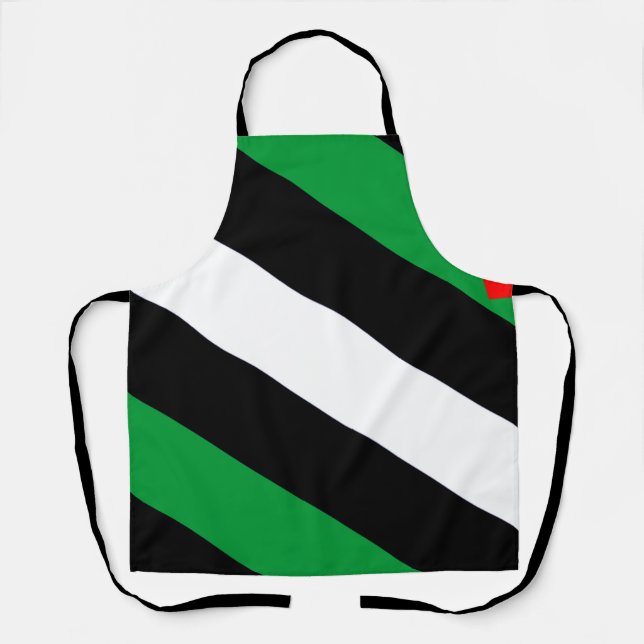 Leather Boi Pride Flag Schürze (Vorderseite)