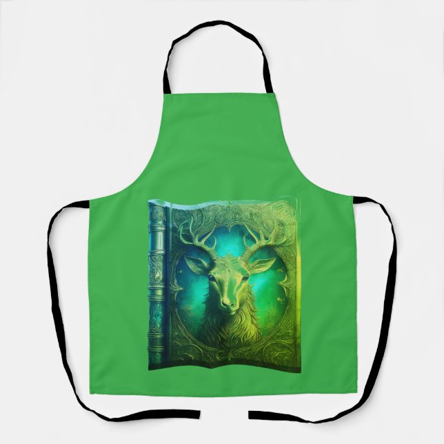 Leather Bound Copy Of A Deer Hunting Guide Schürze (Vorderseite)