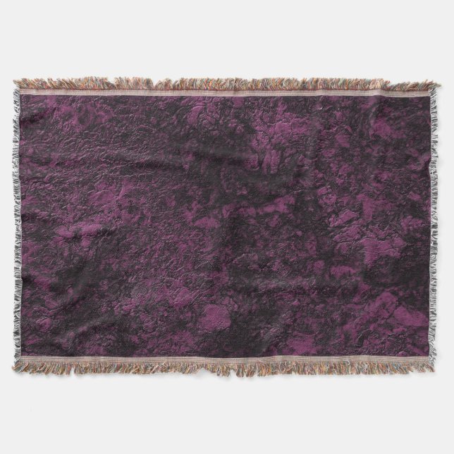 Leather Burgundy Textur Decke (Vorderseite)