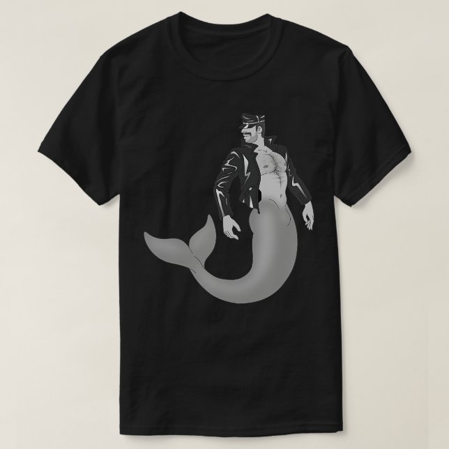 Leather Daddy Merman T-Shirt (Design vorne)