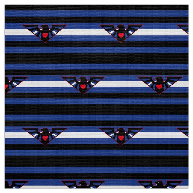 Leather Eagle Pride Flag Stoff (Muster)