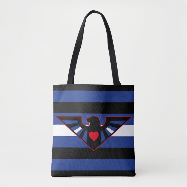 Leather Eagle Pride Flag Tasche (Vorderseite)