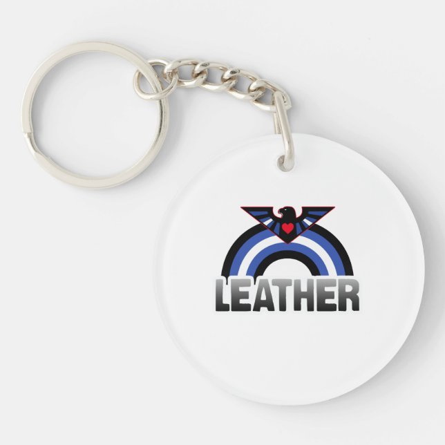 Leather Eagle Pride Schlüsselanhänger (Vorderseite)