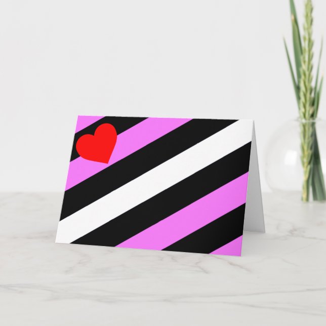 Leather Girl Pride Flag Feiertagskarte (Vorderseite)