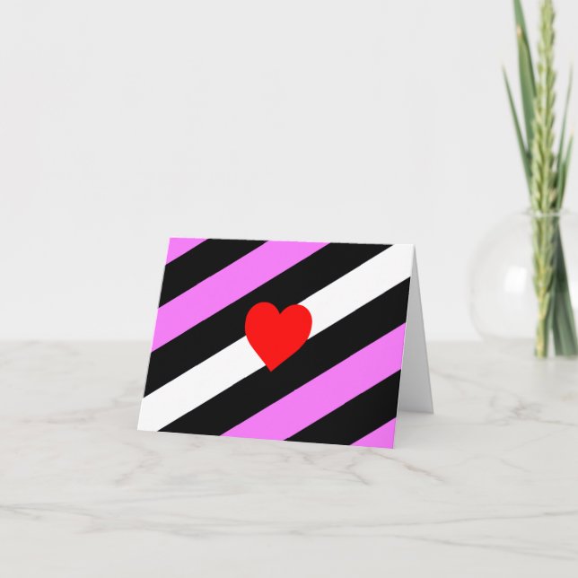Leather Girl Pride Flag Karte (Vorderseite)