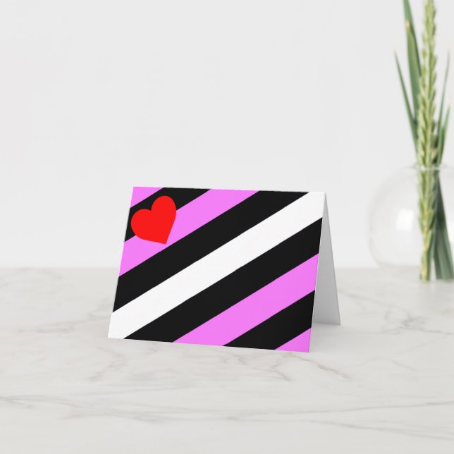 Leather Girl Pride Flag Karte (Vorderseite)