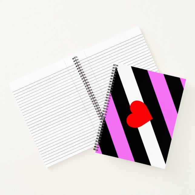 Leather Girl Pride Flag Notizbuch (Innenseite)