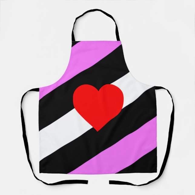 Leather Girl Pride Flag Schürze (Vorderseite)