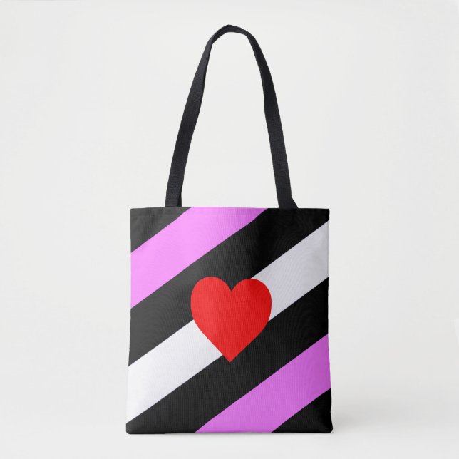 Leather Girl Pride Flag Tasche (Vorderseite)