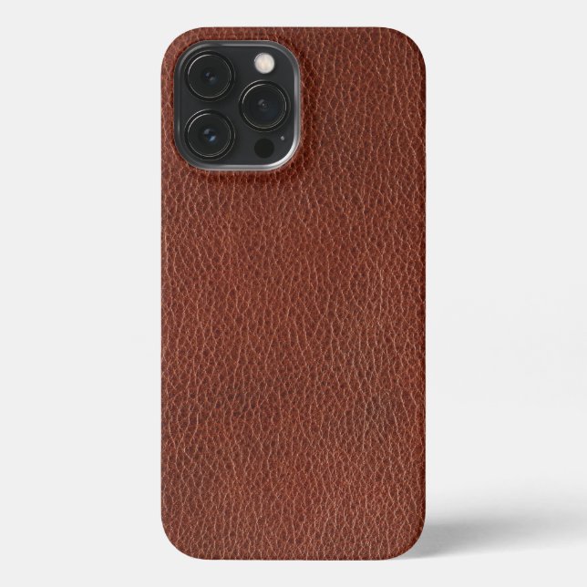 Leather iPhone 13 Pro Max Hülle (Rückseite)