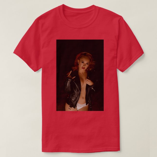 Leather Jacket T-Shirt (Design vorne)