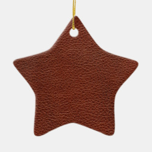 Leather Keramik Star Ornament