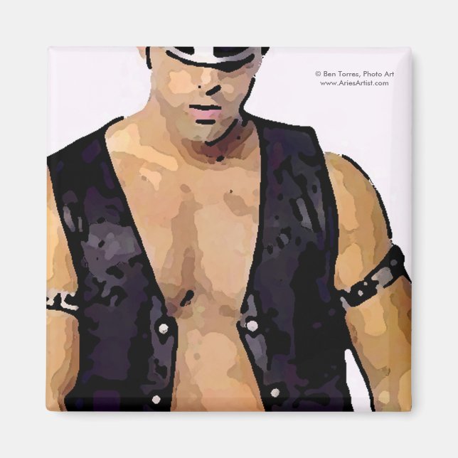 Leather Man Magnet (Vorne)