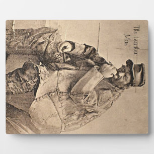 Leather Man Plaque Fotoplatte