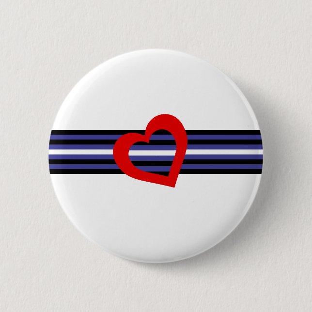 Leather Pride Flag Button (Vorderseite)