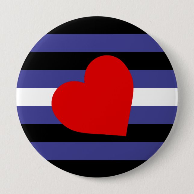 Leather Pride Flag Button (Vorderseite)