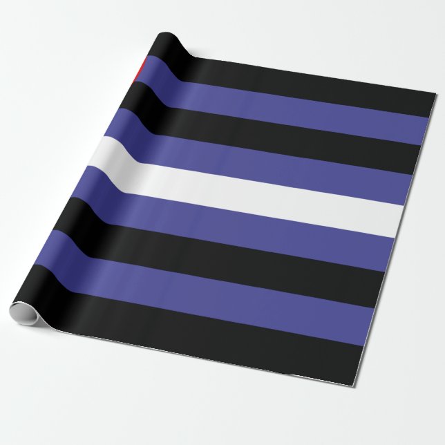 Leather Pride Flag Geschenkpapier (Ungerollt)