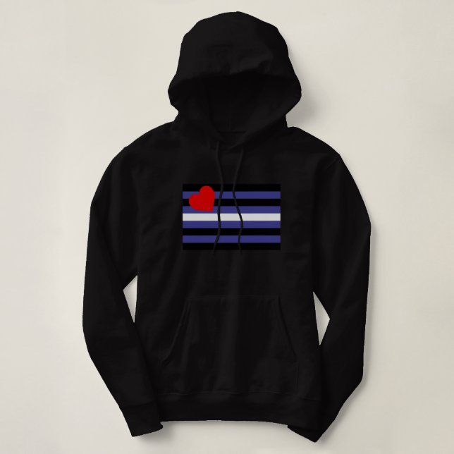 Leather Pride Flag Hoodie (Design vorne)