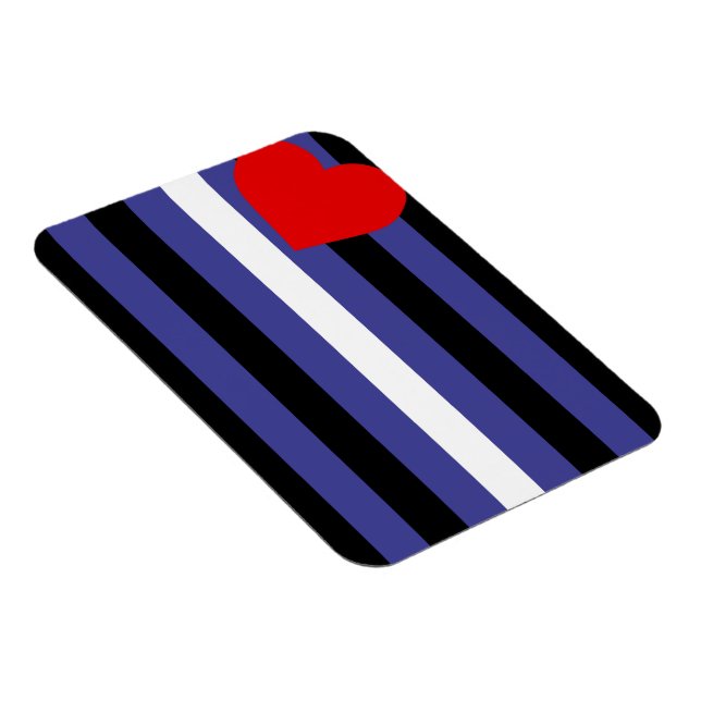 Leather Pride Flag Magnet (Rechte Seite)