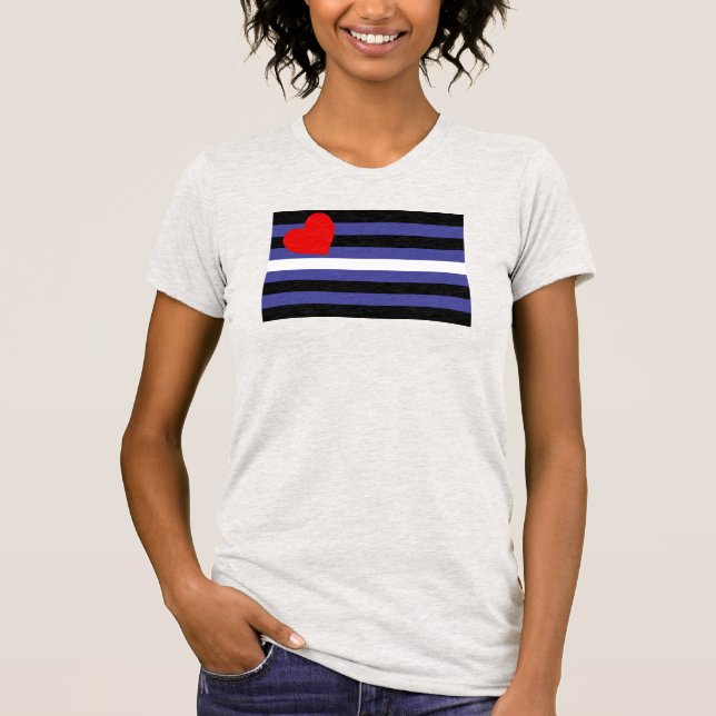 Leather Pride Flag T-Shirt (Vorderseite)