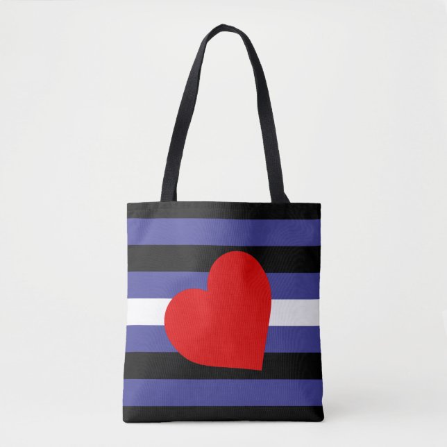 Leather Pride Flag Tasche (Vorderseite)
