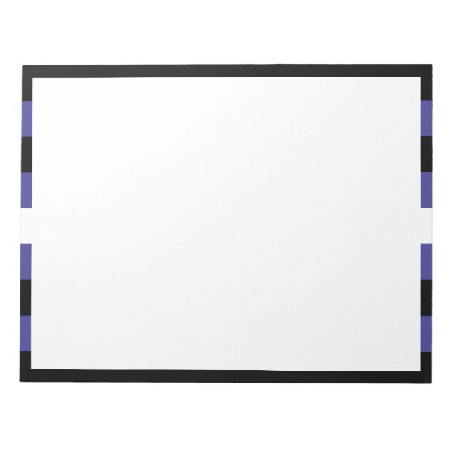 Leather Pride Flag und Herz Notizblock (Vorderseite)