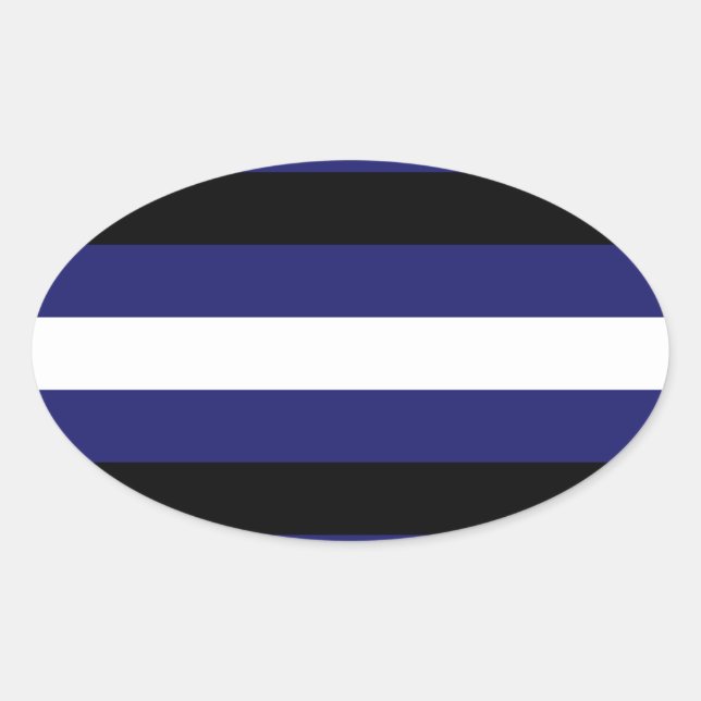 LEATHER PRIDE OVALER AUFKLEBER (Vorderseite)
