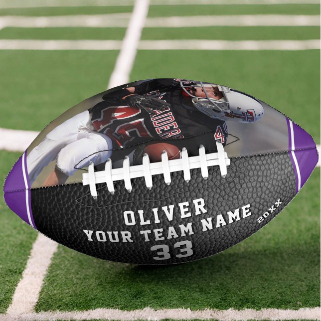 Leather Print Lila Player Name Team Foto Football (Von Creator hochgeladen)