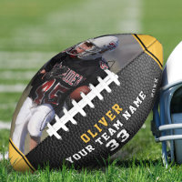 Leather Print Yellow Player Name Name Team Foto