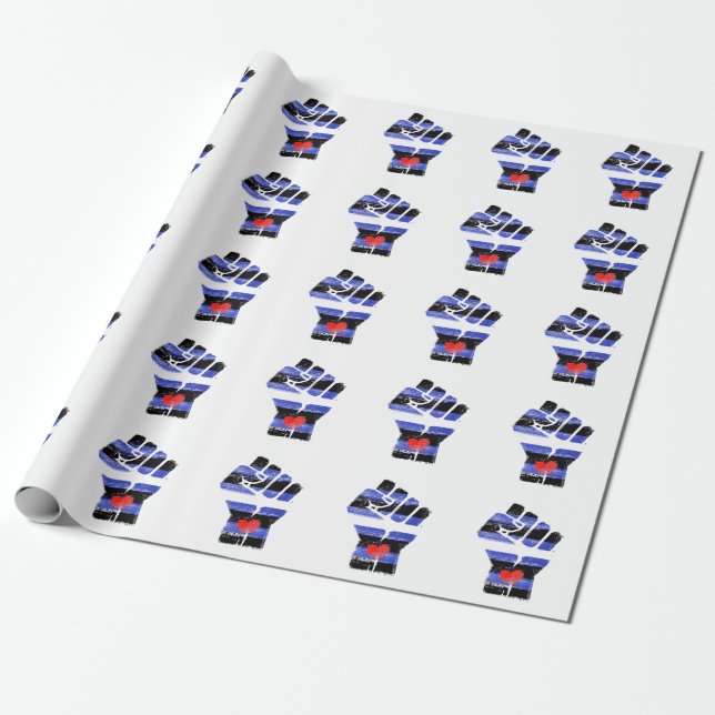 LEATHER RESIST ZUERST GESCHENKPAPIER (Ungerollt)